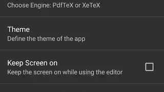 VerbTeX LaTeX Editor screenshot