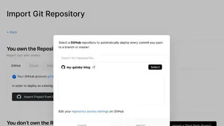 Vercel screenshot