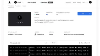 Vercel screenshot