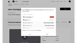 Vercel screenshot