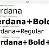 Verdana