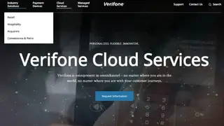 Verifone Cloud Services screenshot