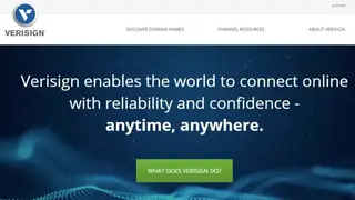 Verisign screenshot