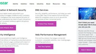 Verisign DDoS Protection screenshot