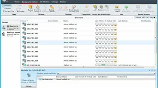 Veritas Backup Exec screenshot