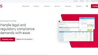 Veritas eDiscovery screenshot
