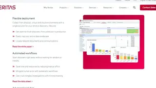 Veritas eDiscovery screenshot