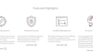 Veritas NetBackup Appliance screenshot