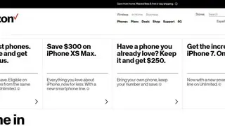 Verizon Wireless screenshot