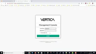 Vertica screenshot