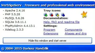 VertrigoServ screenshot