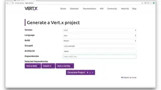 Vertx screenshot