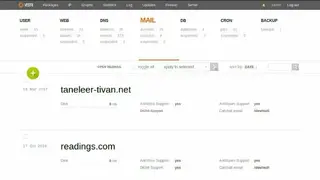 VestaCP screenshot