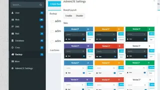 VestaCP screenshot