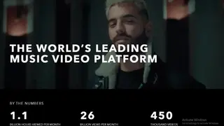 Vevo screenshot