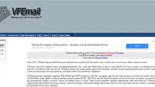 VFEmail screenshot