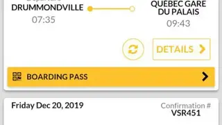 VIA Rail screenshot