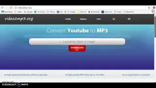 Video2mp3 screenshot