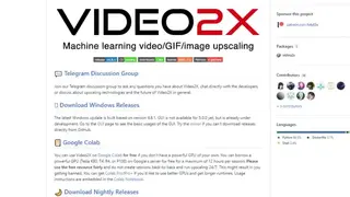 Video2X screenshot
