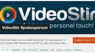 VideoStir Spokesperson screenshot