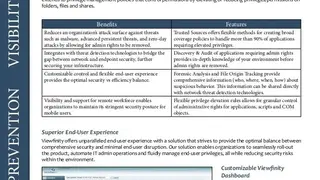 Viewfinity Application Control screenshot