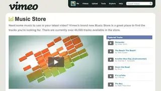 Vimeo Music Store screenshot