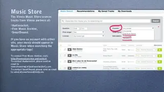 Vimeo Music Store screenshot