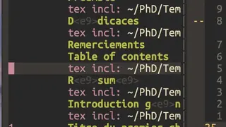 VimTeX screenshot