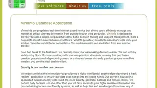 VineInfo screenshot