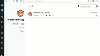 Violentmonkey screenshot