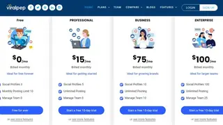 Viralpep screenshot