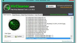 VirCleaner screenshot