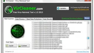 VirCleaner screenshot