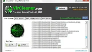 VirCleaner screenshot
