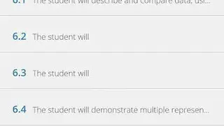 Virginia Standards of Learning screenshot