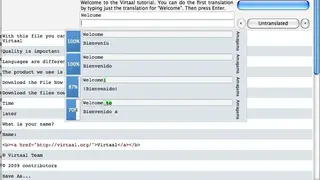 Virtaal screenshot