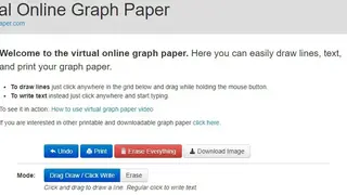 Virtual Online Graph Paper screenshot