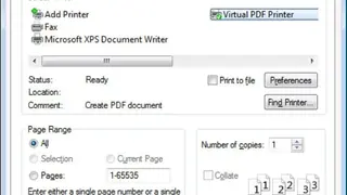Virtual PDF Printer screenshot
