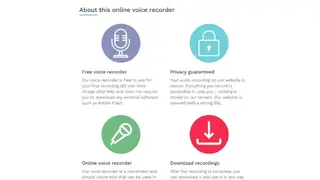 VirtualSpeech Online Voice Recorder screenshot