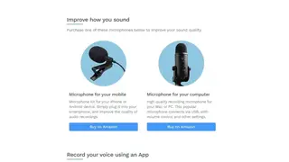 VirtualSpeech Online Voice Recorder screenshot