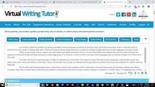 VirtualWritingTutor screenshot