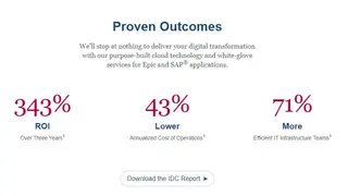 Virtustream Enterprise Cloud screenshot