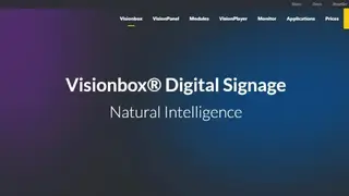 Visionbox Digital Signage screenshot