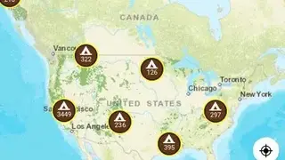 Visitor Map screenshot
