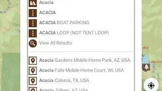 Visitor Map Map of Forest Service lands screenshot