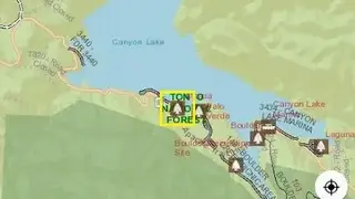 Visitor Map Map of Forest Service lands screenshot