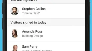 VisitUs Reception screenshot