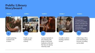 Visme Storyboards screenshot
