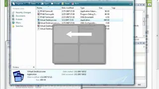 Vista and XP Virtual Desktops screenshot