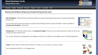Visual Business Cards screenshot